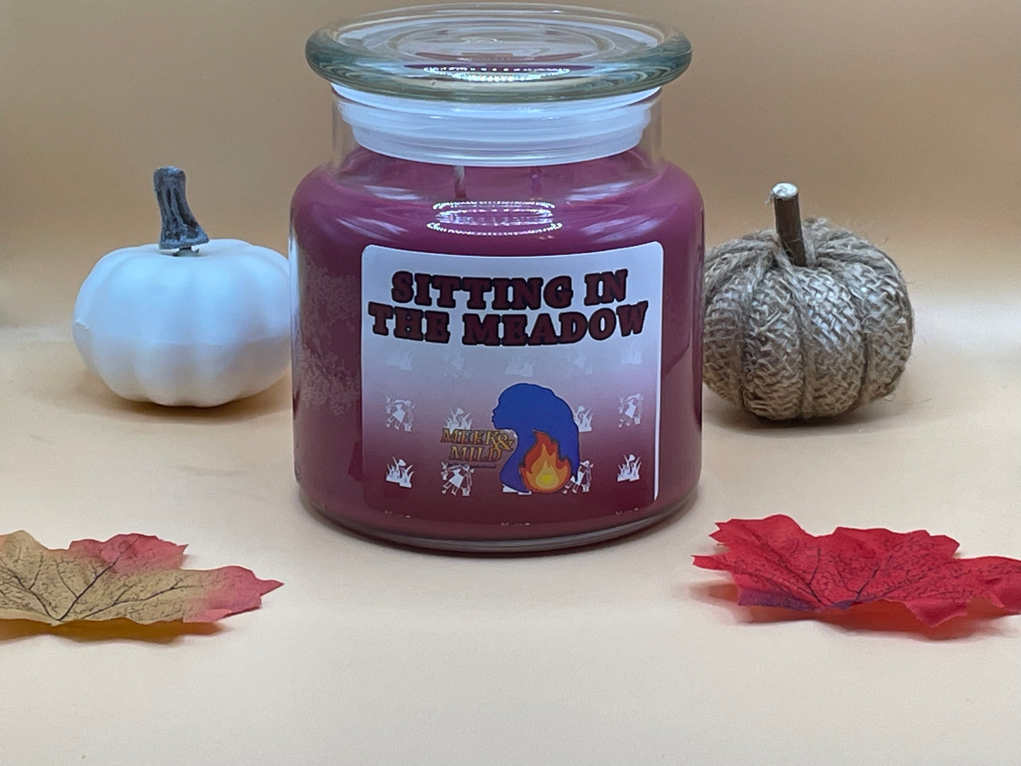 Auf der Wiese sitzen