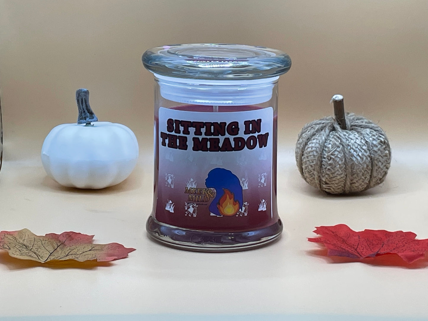 Auf der Wiese sitzen